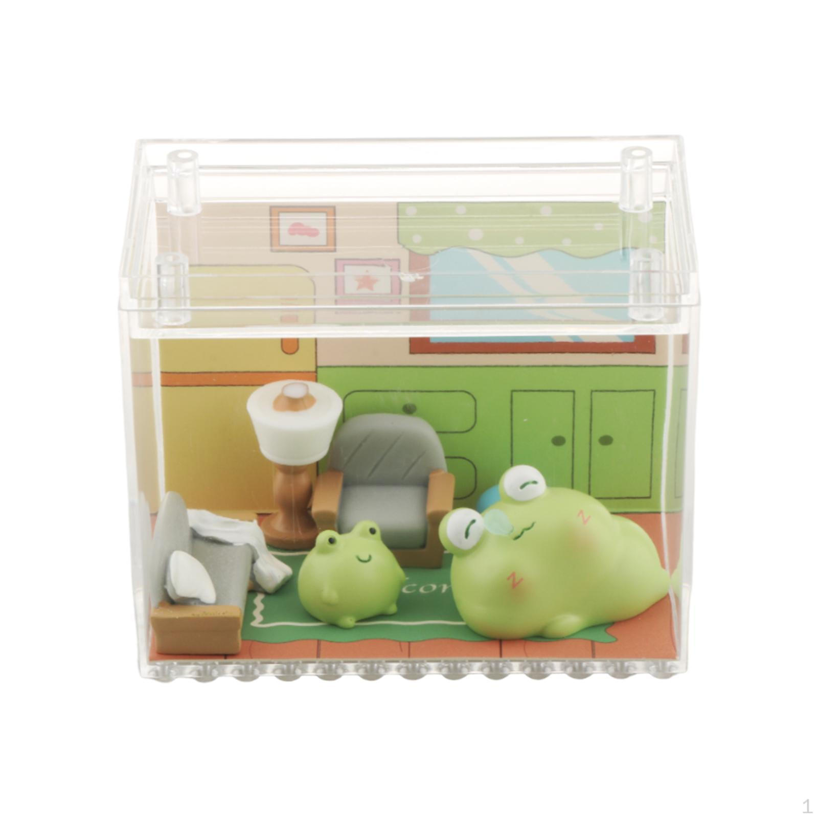 Animal Sculptures Frog Figurines in Acrylic Box for Home Decor and Gift Giving With Sofa
Animal Sculptures Frog Figurines in Acrylic Box for Home Decor and Gift Giving With Sofa