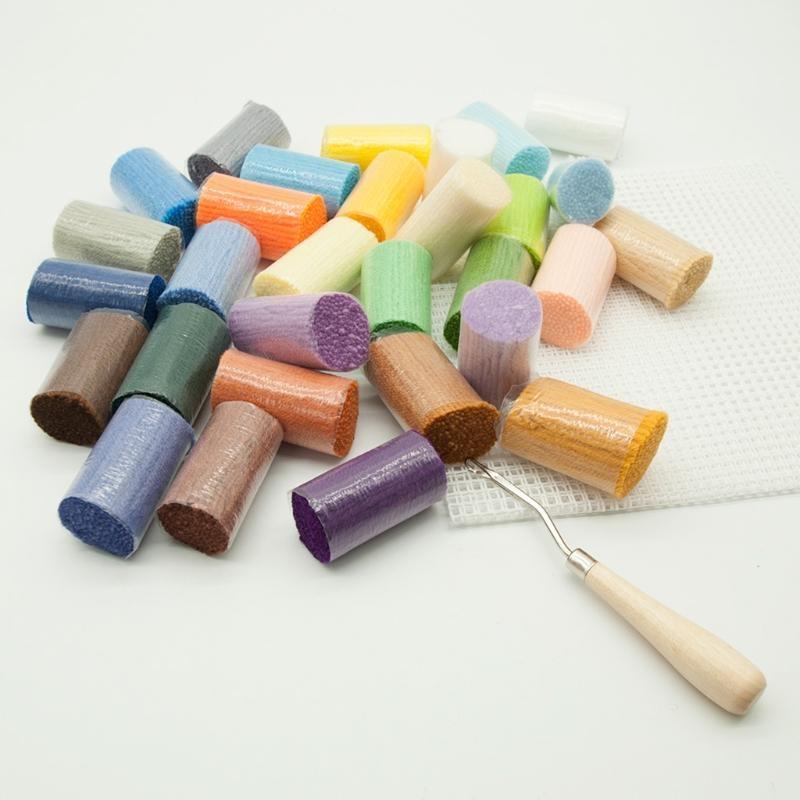 24TE 30 Assorted Colors for Latch Pre Cut Wool Yarn Set for Tapestry Knotted Rug Making DIY Crafts CN
24TE 30 Assorted Colors for Latch Pre Cut Wool Yarn Set for Tapestry Knotted Rug Making DIY Crafts CN