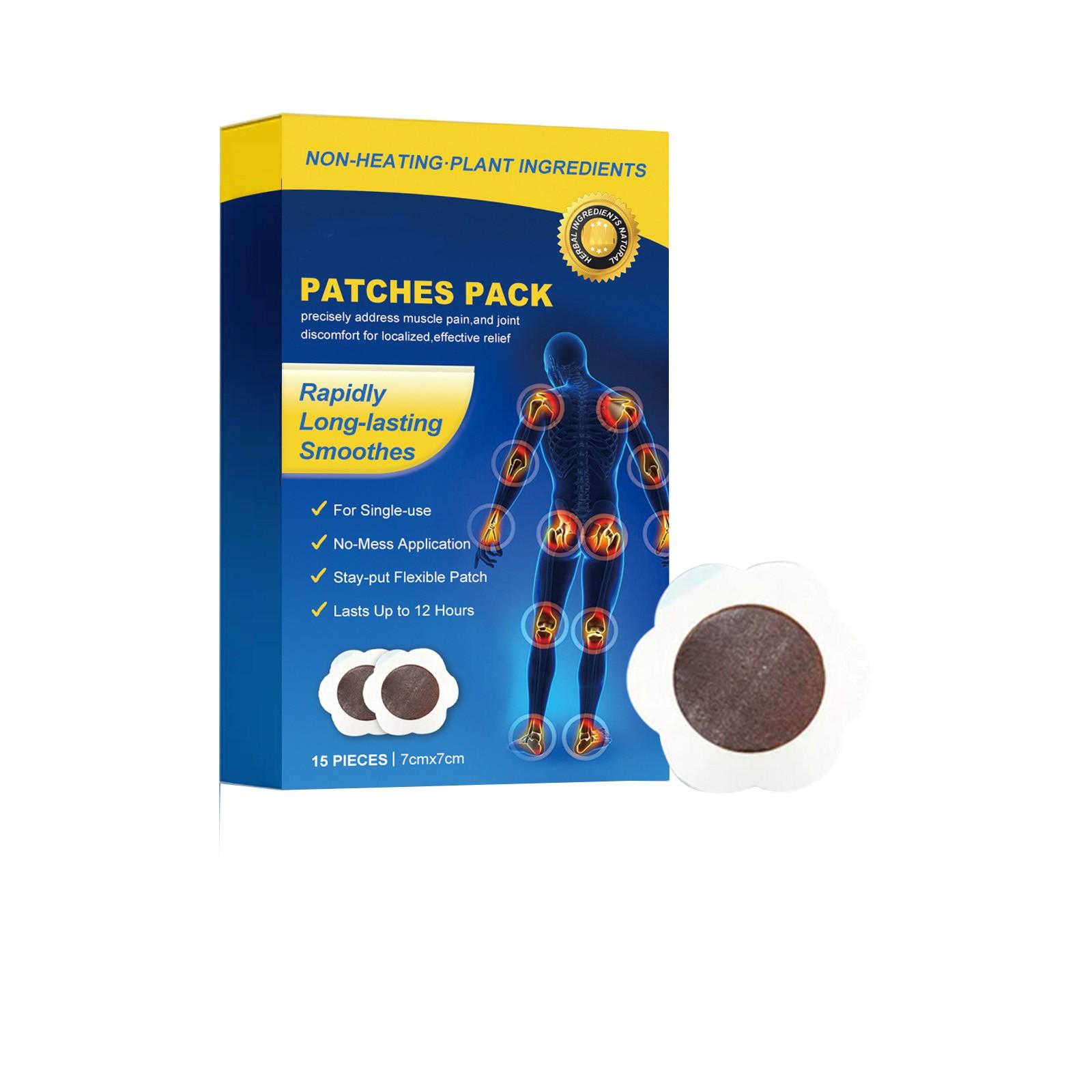 Natural Knee Pain Patch, Knee Joint Pain Relief Patchs - Herbal Knee Patches For Pain Relief One Size
Natural Knee Pain Patch, Knee Joint Pain Relief Patchs - Herbal Knee Patches For Pain Relief One Size
