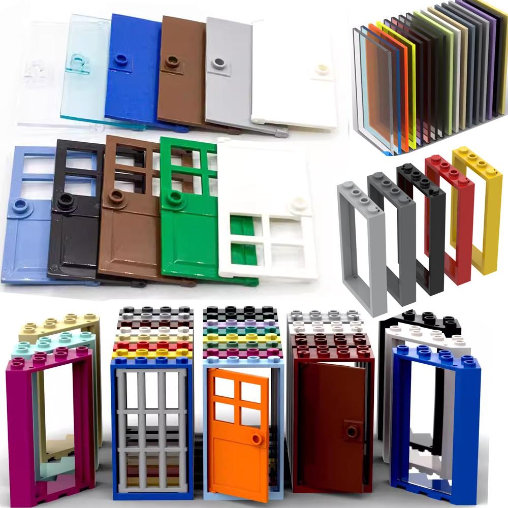 1x4x6 door frame smart windows 10pcs 60596 60616 60803 57894 60623 60621 92589 MOC parts house building block model accessories
1x4x6 door frame smart windows 10pcs 60596 60616 60803 57894 60623 60621 92589 MOC parts house building block model accessories