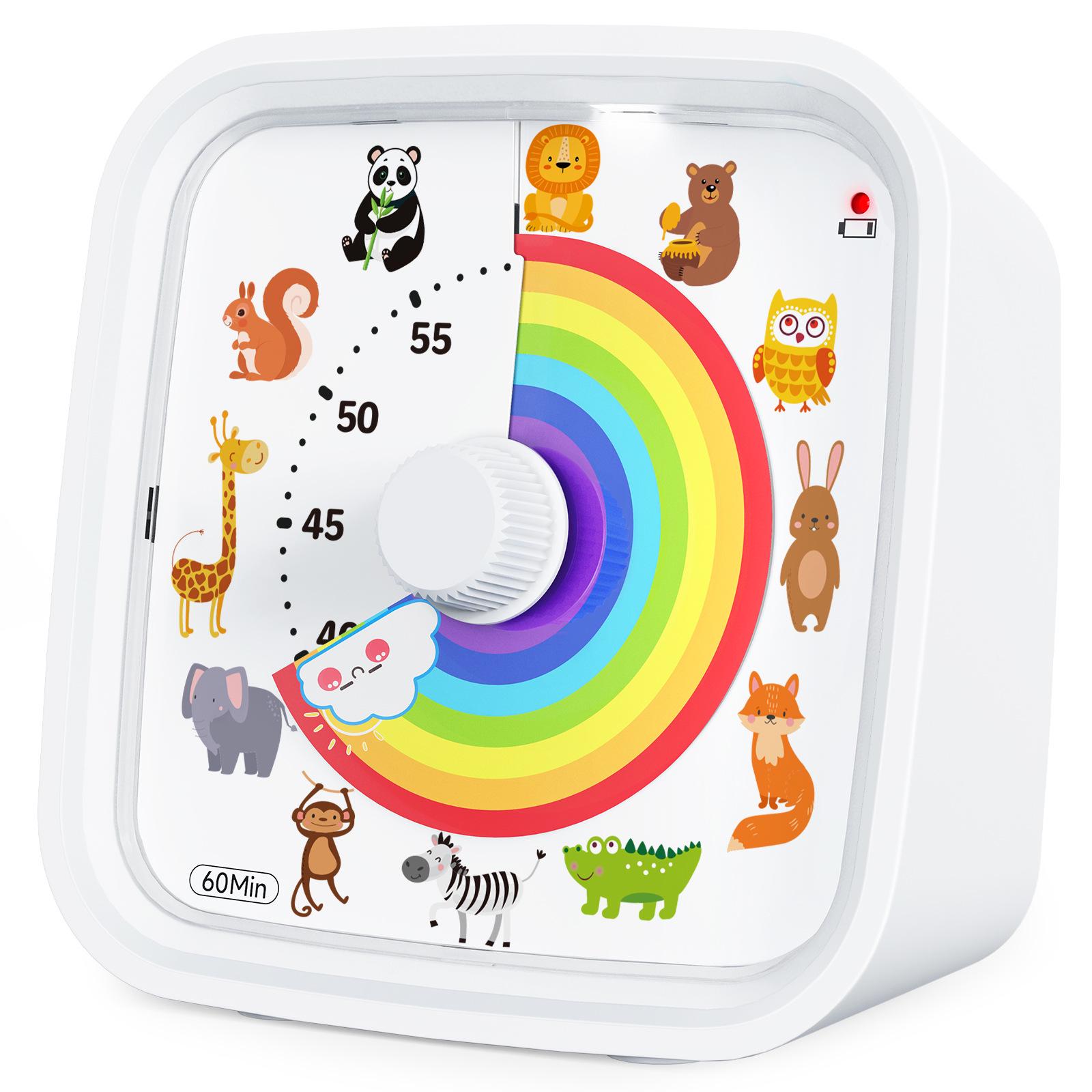 Мультяшный детский бесшумный таймер-будильник для визуального управления временем Single Piece
Мультяшный детский бесшумный таймер-будильник для визуального управления временем Single Piece