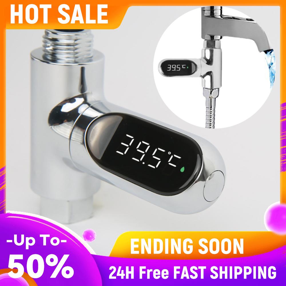 Electronic Water Thermometer 360 Degree Rotate Water Temperature Gauge Water Flow Self-Generated Electricity for Bathroom Shower China Mainland
Electronic Water Thermometer 360 Degree Rotate Water Temperature Gauge Water Flow Self-Generated Electricity for Bathroom Shower China Mainland