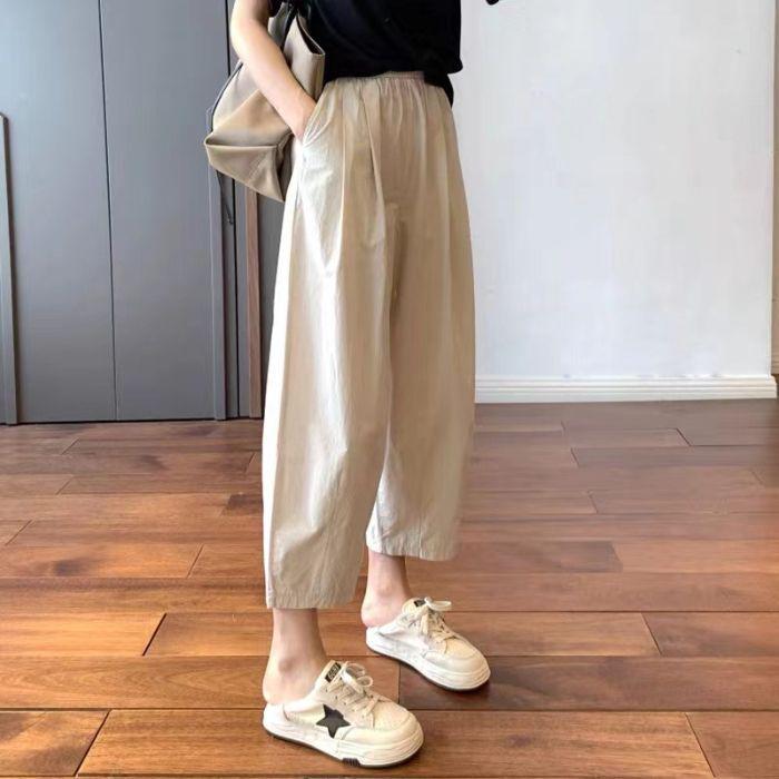 Petite Japanese Casual Harem Pants - Summer Loose-Fit Cropped Carrot Pants for Women S (Recommend 80-95 kg) легкие хаки
Petite Japanese Casual Harem Pants - Summer Loose-Fit Cropped Carrot Pants for Women S (Recommend 80-95 kg) легкие хаки