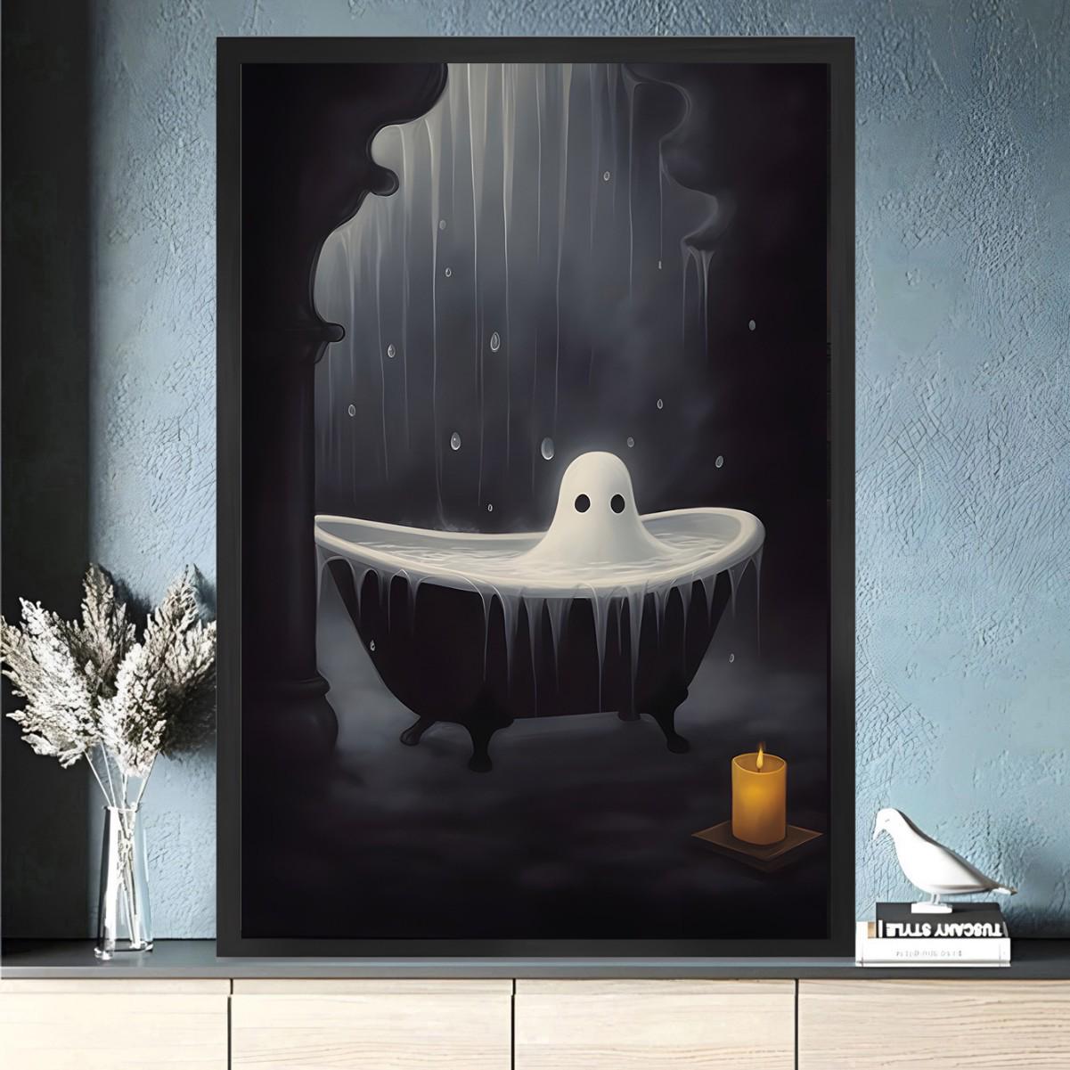 Vertical Ghost Art Poster for Bathroom or Living Room Décor
Vertical Ghost Art Poster for Bathroom or Living Room Décor