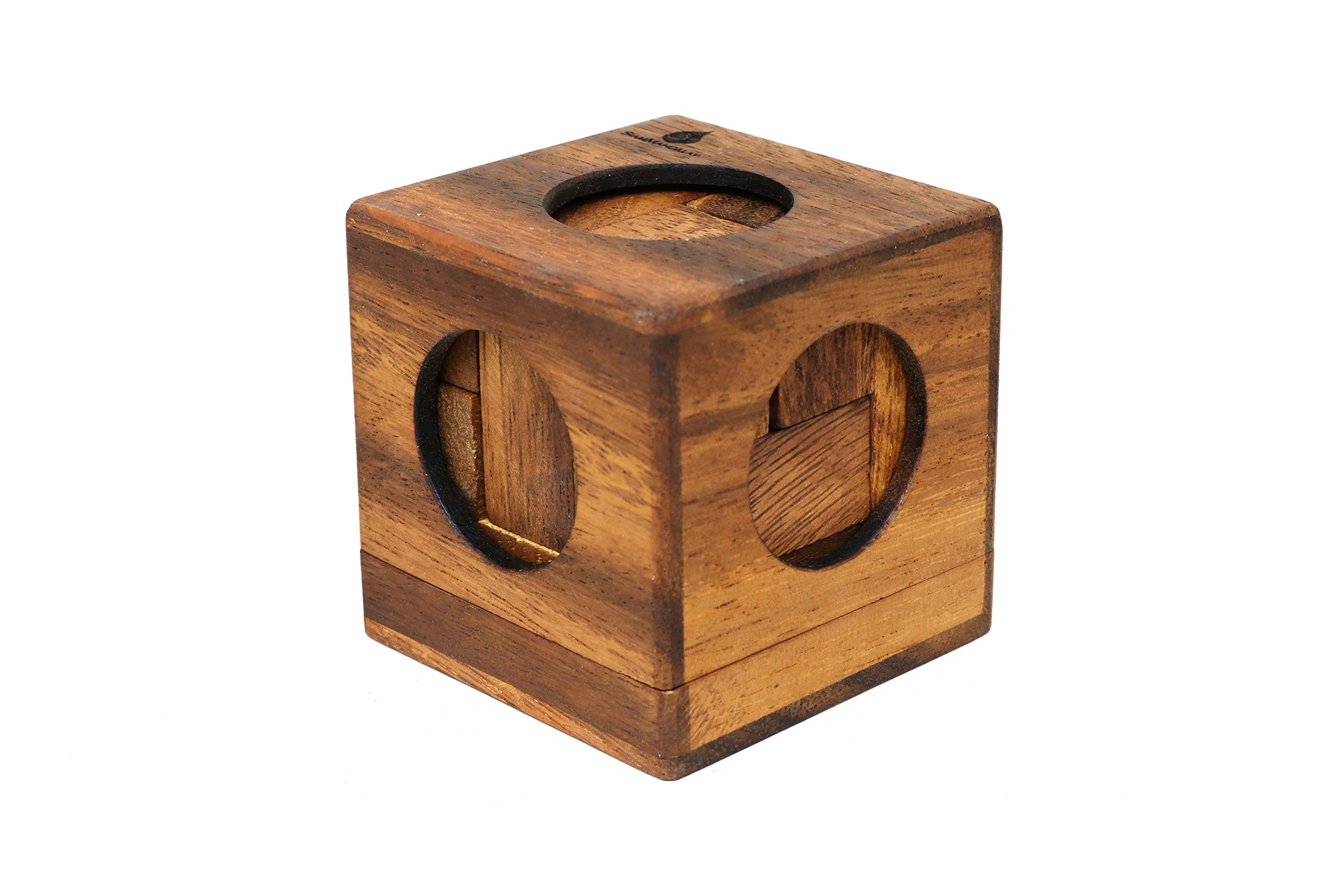 Siam Mandalay Cube Puzzle Деревянный пазл 3D пазл Kongming Puzzle Toy Подлинная сложность Средний уровень STEP2
Siam Mandalay Cube Puzzle Деревянный пазл 3D пазл Kongming Puzzle Toy Подлинная сложность Средний уровень STEP2