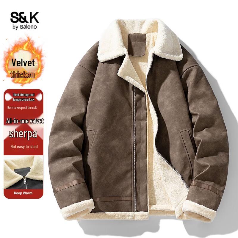Baleno S&K Series Men s Plush-Lined Casual Jacket M
Baleno S&K Series Men s Plush-Lined Casual Jacket M