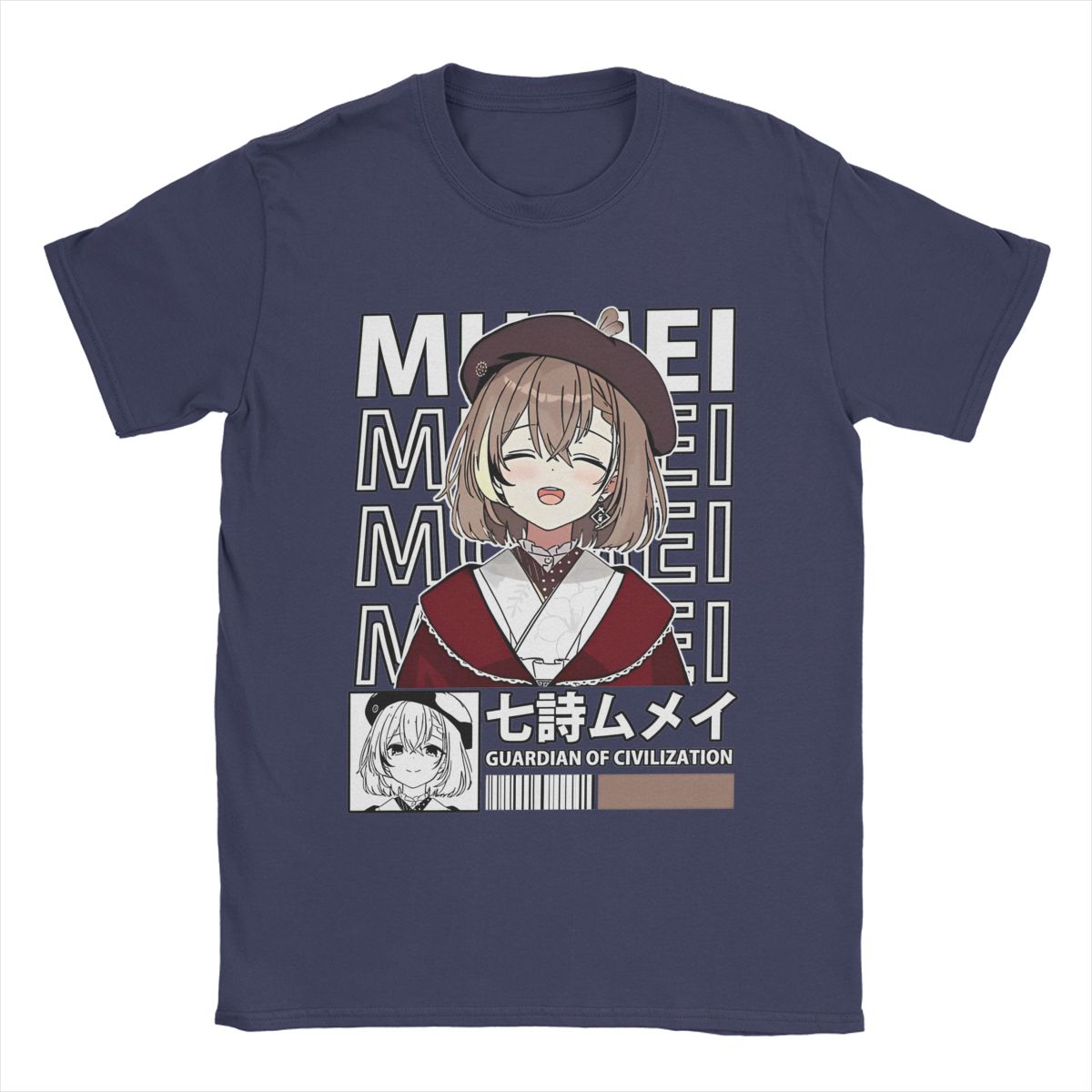 Summer Men Women s FuwaMoco Nanashi Mumei Kimono Shirt Merch Pure Cotton Tops T-shirt Casual Tee Shirt 4XL
Summer Men Women s FuwaMoco Nanashi Mumei Kimono Shirt Merch Pure Cotton Tops T-shirt Casual Tee Shirt 4XL