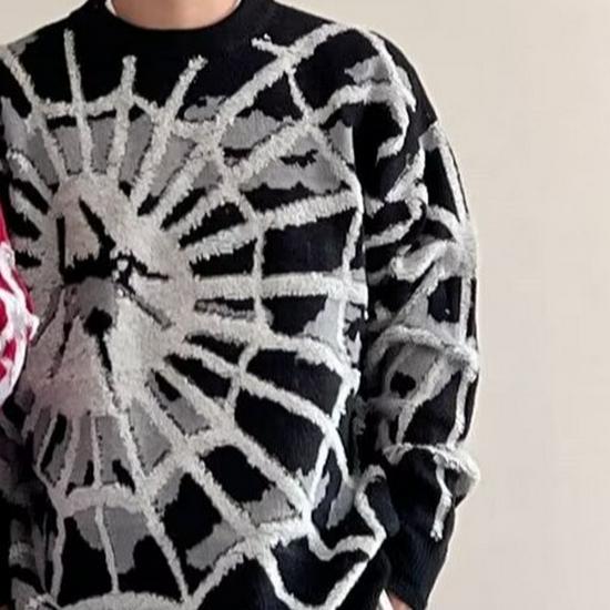 European High Street Men s Autumn Flocked Knit Pullover - Casual, Versatile, Round Neck L чорний
European High Street Men s Autumn Flocked Knit Pullover - Casual, Versatile, Round Neck L чорний