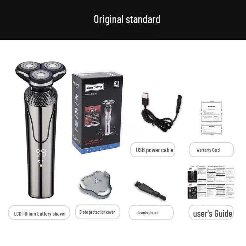 Мощная аккумуляторная мужская электробритва Keyou — многофункциональная, моющаяся, бритва для всего тела Official standard (English packaging)
Мощная аккумуляторная мужская электробритва Keyou — многофункциональная, моющаяся, бритва для всего тела Official standard (English packaging)