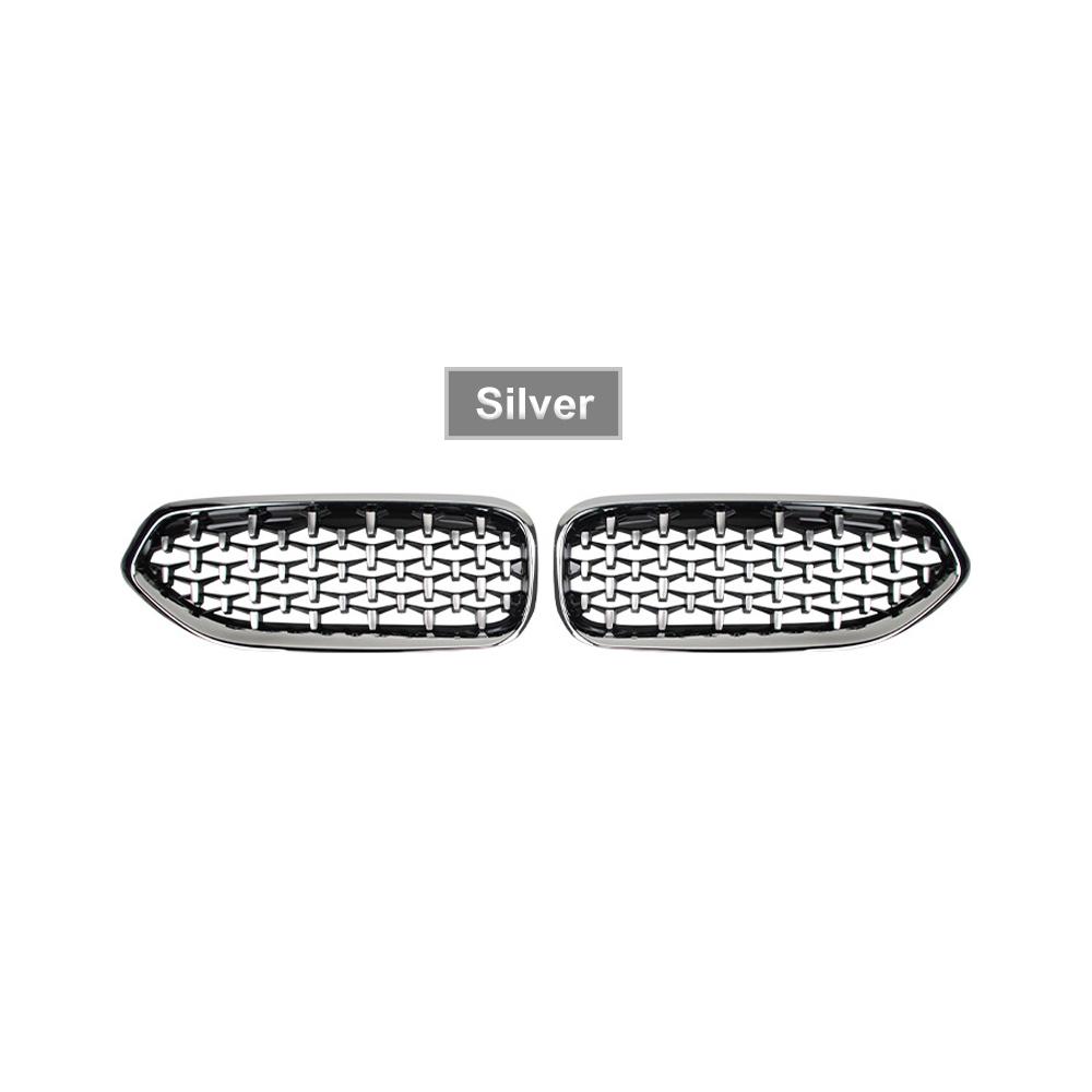 2 Pieces Front Bumper Kidney Grill Grilles Diamond Racing Grills For BMW G29 Z4 20I 30I M40I -IN Meteor Style Accessories срібний
2 Pieces Front Bumper Kidney Grill Grilles Diamond Racing Grills For BMW G29 Z4 20I 30I M40I -IN Meteor Style Accessories срібний