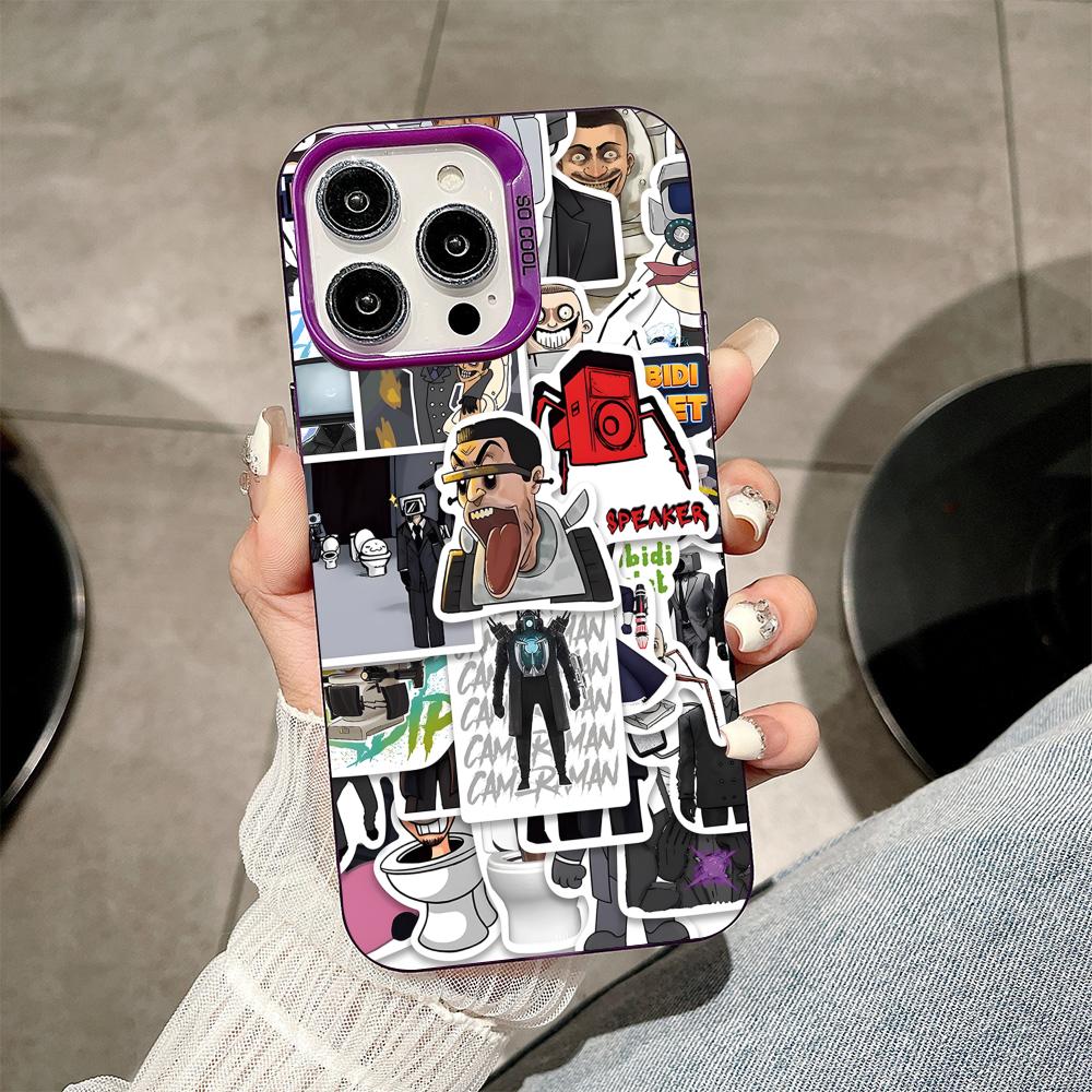 Skibidi Toilet TV Camera Man Phone Case for iPhone 17 16 15 14 13 12 11 X XR XS Air Pro Max Plus Purple Colorful Silver Cover iPhone17
Skibidi Toilet TV Camera Man Phone Case for iPhone 17 16 15 14 13 12 11 X XR XS Air Pro Max Plus Purple Colorful Silver Cover iPhone17
