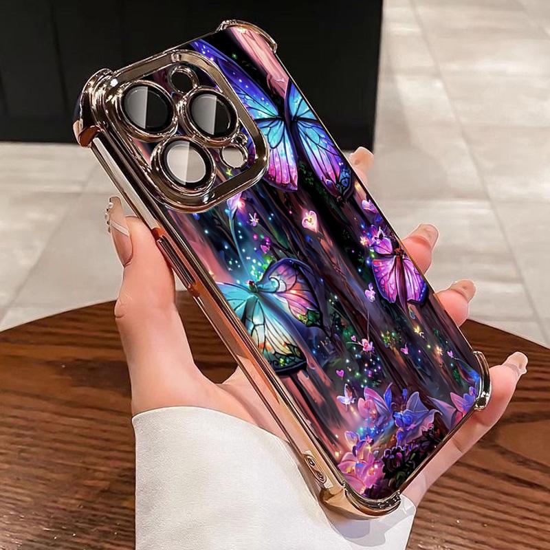 Glowing Butterfly Pattern Electroplated Clear Phone Case For Samsung Galaxy S25 Ultra S24 S23 S22 S21 Plus FE Anti-Fall Cover Galaxy S21 FE 5G
Glowing Butterfly Pattern Electroplated Clear Phone Case For Samsung Galaxy S25 Ultra S24 S23 S22 S21 Plus FE Anti-Fall Cover Galaxy S21 FE 5G