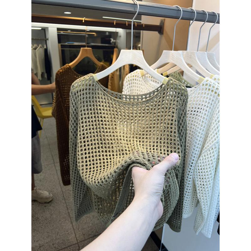 Women Knit Pullover Sweater Lightweight Open Weave Round Neck Long Sleeve Casual Top One Size Fits Most зелёный
Women Knit Pullover Sweater Lightweight Open Weave Round Neck Long Sleeve Casual Top One Size Fits Most зелёный