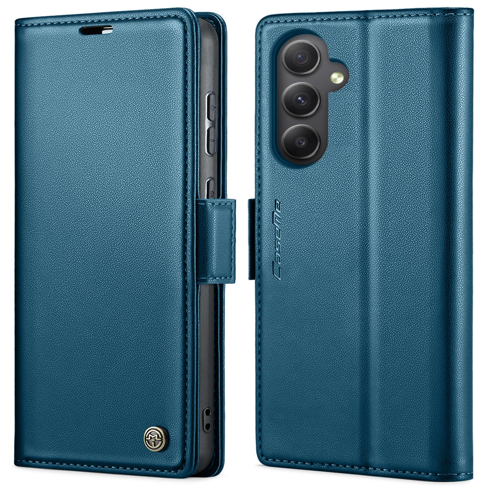 For Samsung Galaxy A55 5G Leather Case CASEME 023 RFID Blocking 3 Card Slot Mobile Cover Blue
For Samsung Galaxy A55 5G Leather Case CASEME 023 RFID Blocking 3 Card Slot Mobile Cover Blue