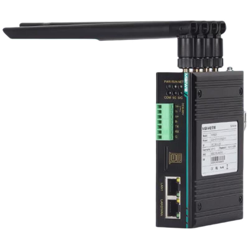 Maiwei Industrial 5G WiFi 6 Router (CN version)
Maiwei Industrial 5G WiFi 6 Router (CN version)