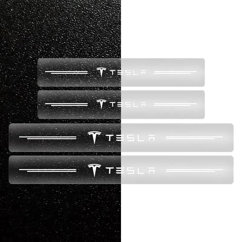 Car Sticker Tesla 4PCS Car Threshold Protector Transparent Decorative Badge Sticker Auto Accessories for Tesla Model 3 S X Y Sty
Car Sticker Tesla 4PCS Car Threshold Protector Transparent Decorative Badge Sticker Auto Accessories for Tesla Model 3 S X Y Sty