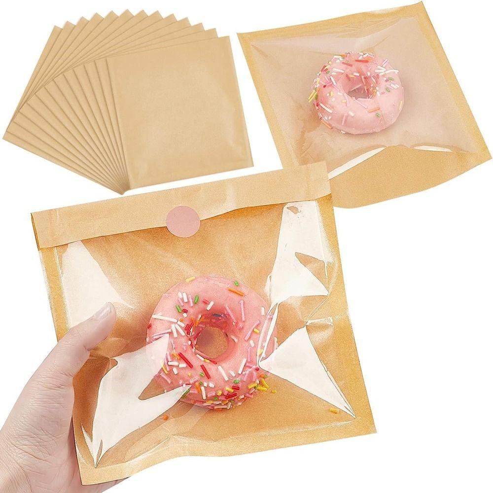 100Pcs Oilproof Toast Bread Bags Kraft Baking Handmade Pouch Party Favors Brown-Style A
100Pcs Oilproof Toast Bread Bags Kraft Baking Handmade Pouch Party Favors Brown-Style A