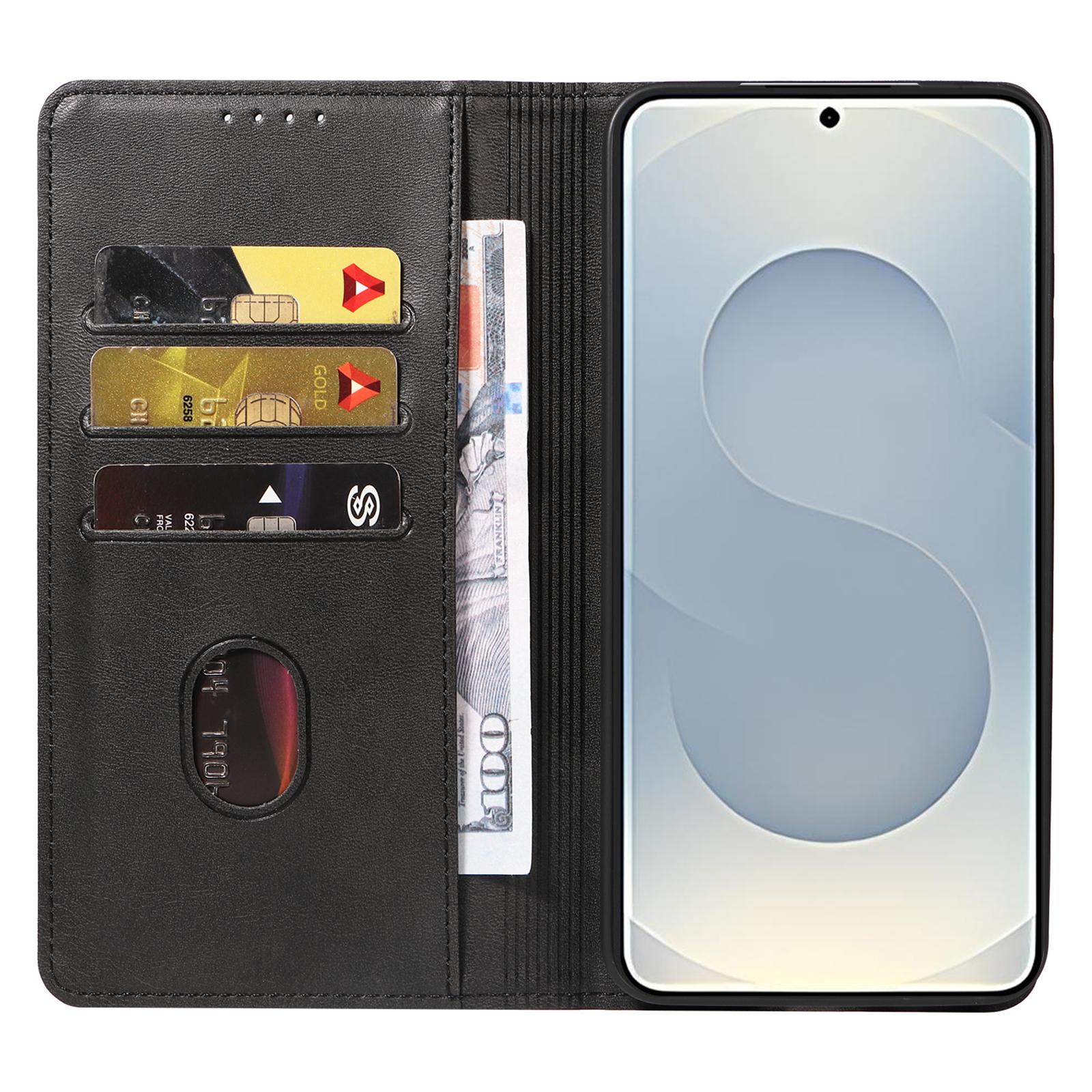 For Samsung Galaxy S25 Edge Wallet Case WANLONFENG NW1 Series Magnetic Closure Calf Texture Leather Phone Cover Black
For Samsung Galaxy S25 Edge Wallet Case WANLONFENG NW1 Series Magnetic Closure Calf Texture Leather Phone Cover Black