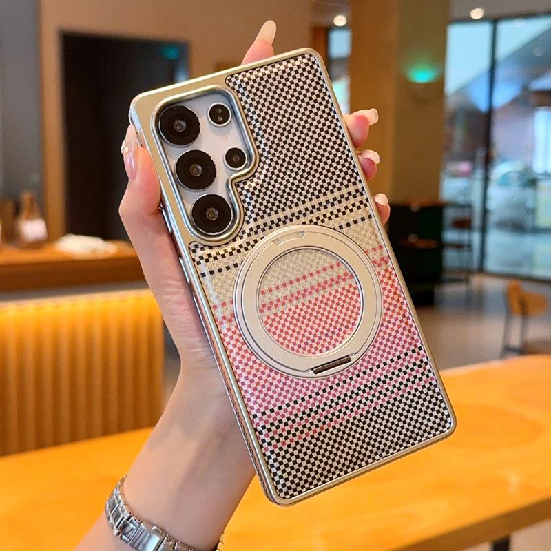 Pu Leather Phone Case for Samsung Galaxy S25 Ultra S25Edge S24 Plus Colorful Plaid Pattern Magnetic Rotating Bracket Ring Cover Galaxy S24 срібний
Pu Leather Phone Case for Samsung Galaxy S25 Ultra S25Edge S24 Plus Colorful Plaid Pattern Magnetic Rotating Bracket Ring Cover Galaxy S24 срібний