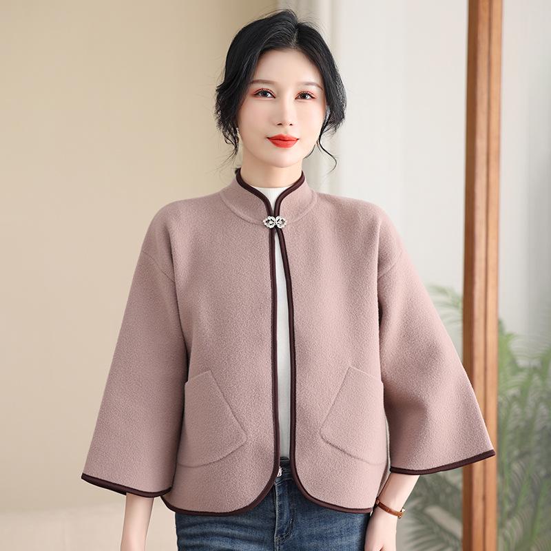 Mother-in-law Two-Piece Wedding Outfit: Cardigan Top & Woolen Coat for Spring/Autumn 2XL (130-145 lbs) розовый/фиолетовый
Mother-in-law Two-Piece Wedding Outfit: Cardigan Top & Woolen Coat for Spring/Autumn 2XL (130-145 lbs) розовый/фиолетовый