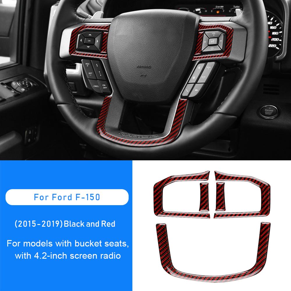 Real Soft Carbon Fiber for Ford F150 2015 2016 2017 2018 2019 Accessories Interior Trim Car Steering Wheel Buttons Cover Sticker
Real Soft Carbon Fiber for Ford F150 2015 2016 2017 2018 2019 Accessories Interior Trim Car Steering Wheel Buttons Cover Sticker