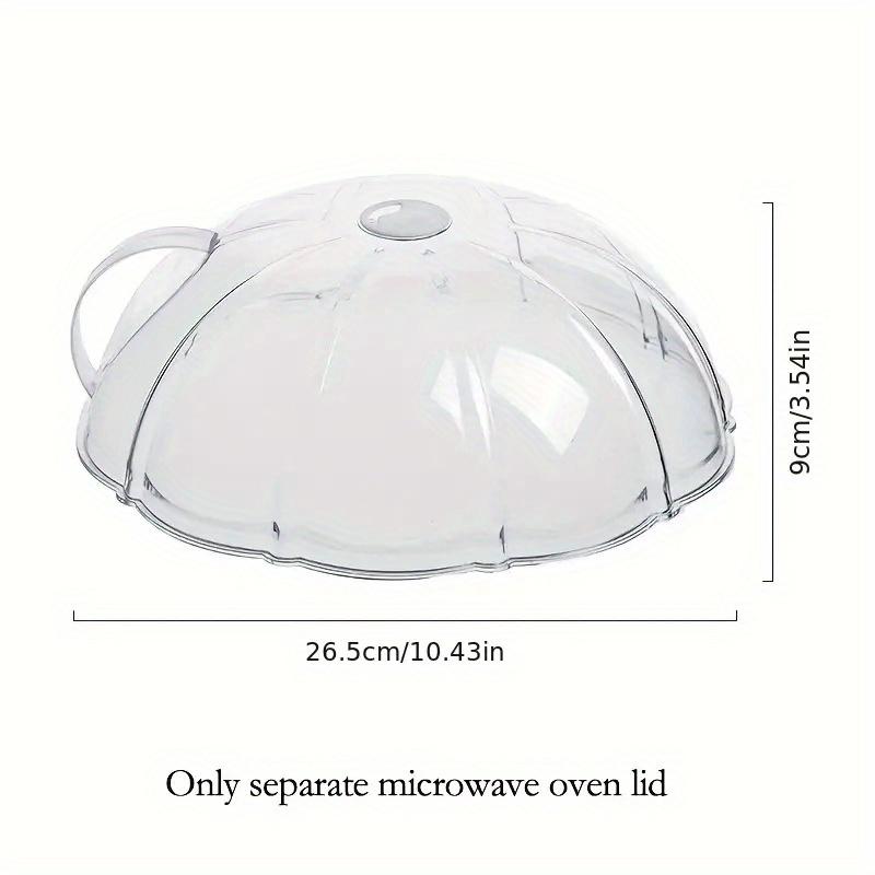 Крышка от брызг для микроволновой печи - пищевая пыленепроницаемая крышка-поднос, подходит для разогрева и сохранения пищи на кухне чистый