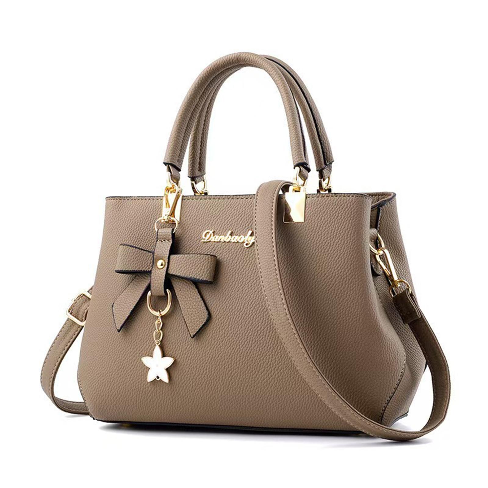 Danbaoly Large Capacity Handbag for Women Tote Shoulder Bag with Bow Accent and Star Charm Adjustable Crossbody Strap One Size хаки
Danbaoly Large Capacity Handbag for Women Tote Shoulder Bag with Bow Accent and Star Charm Adjustable Crossbody Strap One Size хаки