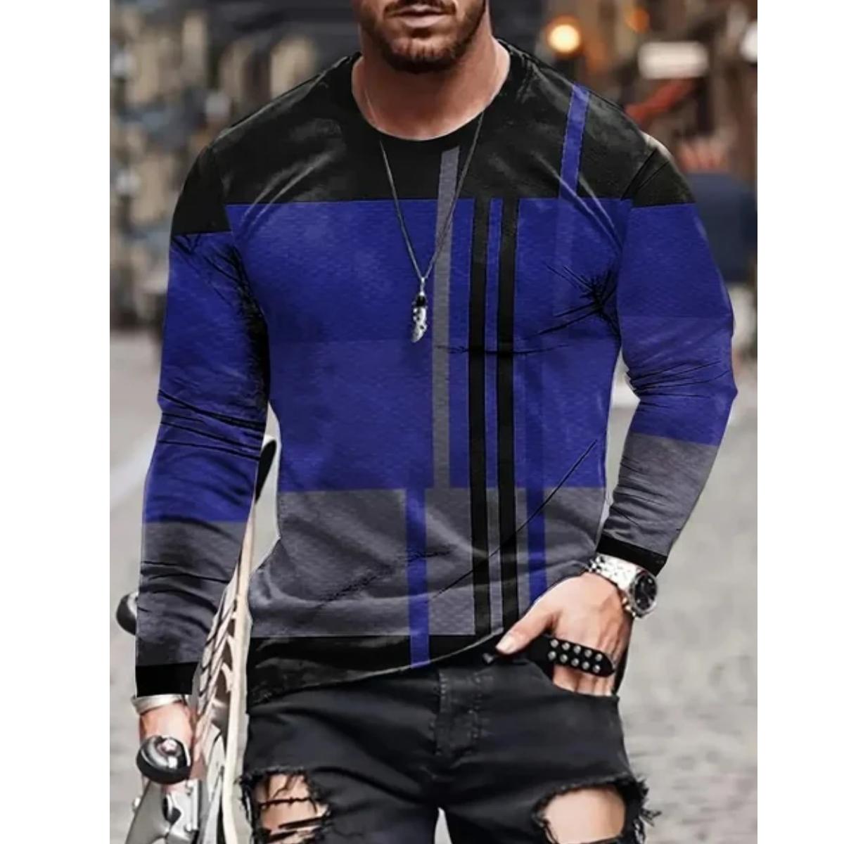 Мужская футболка с длинным рукавом в стиле ретро с 3D принтом, цветным принтом, новинка, винтажная футболка, стильные футболки на осень, мужская одежда 6XL
Мужская футболка с длинным рукавом в стиле ретро с 3D принтом, цветным принтом, новинка, винтажная футболка, стильные футболки на осень, мужская одежда 6XL