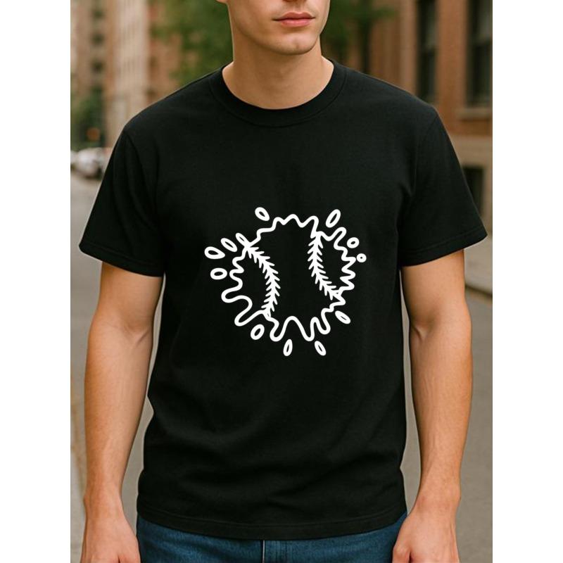 European Size Baseball-themed Creative Line Print, Men s Wear, Versatile Everyday Top, Very Versatile for Fitness Training 4XL чорний
European Size Baseball-themed Creative Line Print, Men s Wear, Versatile Everyday Top, Very Versatile for Fitness Training 4XL чорний