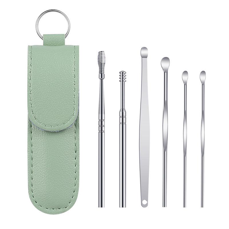 Stainless Steel Spiral Ear Cleaner 6-Piece Set
Stainless Steel Spiral Ear Cleaner 6-Piece Set