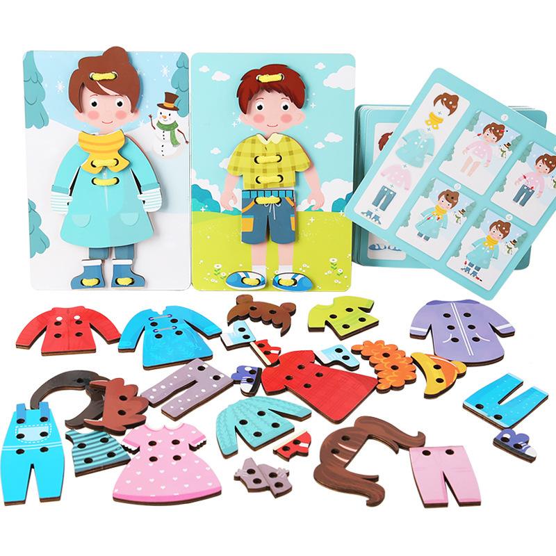 Children Wooden Threading Board Toys DIY Change Clothes Dress-Up Matching Educational Montessori Kids Girl Boy Game Gift светло-серый
Children Wooden Threading Board Toys DIY Change Clothes Dress-Up Matching Educational Montessori Kids Girl Boy Game Gift светло-серый