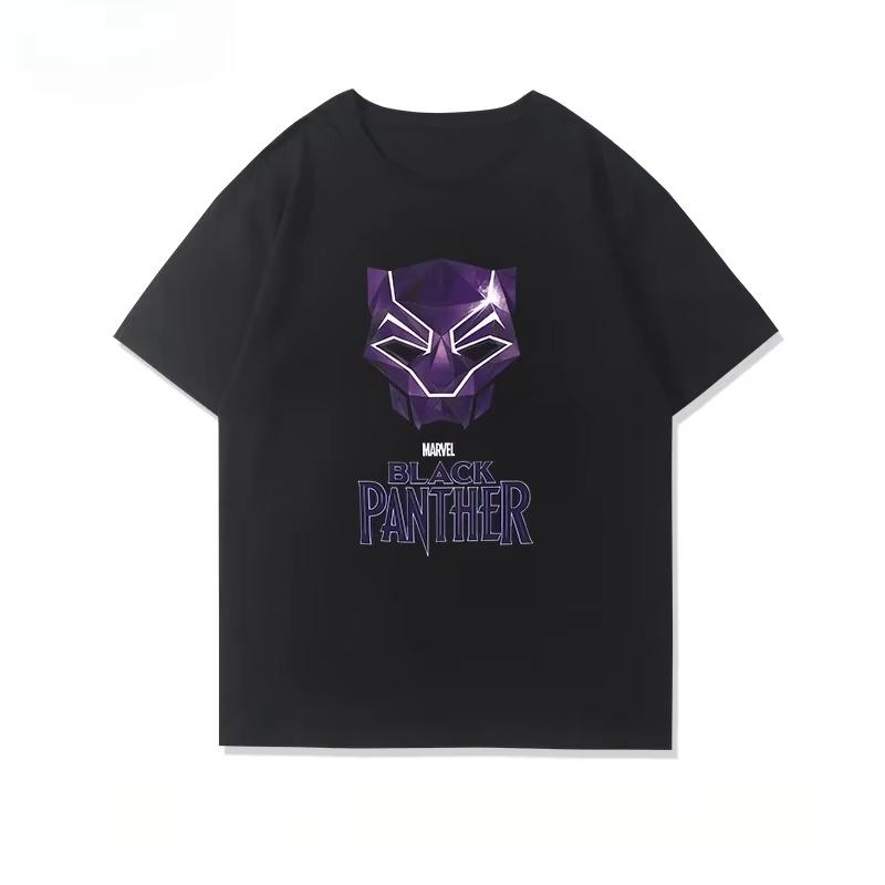 Marvel Authorized New Marvel Power Peripheral Black Panther Series LOGO Printed TShirt Mens and Womens Loose Short Sleeves S
Marvel Authorized New Marvel Power Peripheral Black Panther Series LOGO Printed TShirt Mens and Womens Loose Short Sleeves S