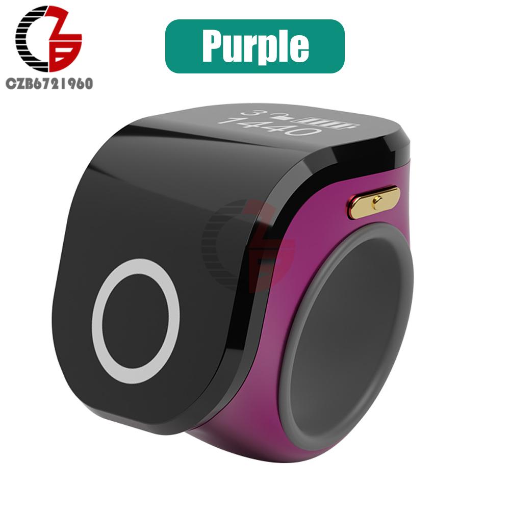Smart Tasbih Tally Counter OLED Digital Tasbeeh Zikr Ring Finger Counter Waterproof USB Counters Prayer Time Vibration Reminder фіолетовий
Smart Tasbih Tally Counter OLED Digital Tasbeeh Zikr Ring Finger Counter Waterproof USB Counters Prayer Time Vibration Reminder фіолетовий