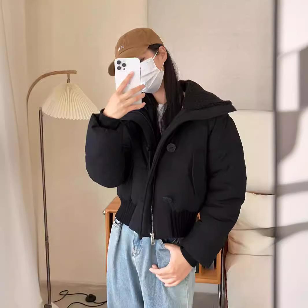 Короткая хлопковая куртка с длинными рукавами для женщин зимой, ретро-американский дизайн, сохраняющий тепло, свободная толстая хлопковая куртка для женщин M чёрный
Короткая хлопковая куртка с длинными рукавами для женщин зимой, ретро-американский дизайн, сохраняющий тепло, свободная толстая хлопковая куртка для женщин M чёрный