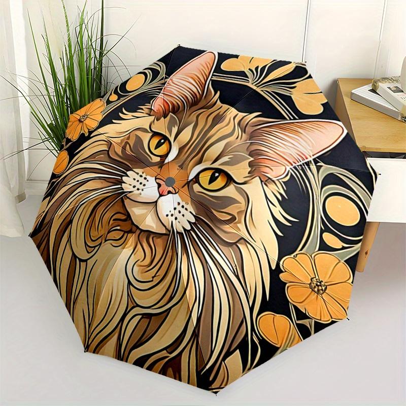 1pc Appealing Cat Design Automatic Folding Umbrella - 3 Folding Design, Vivid Cartoon Pattern, Suitable for Outdoor Activities, A Gift for Fans I
1pc Appealing Cat Design Automatic Folding Umbrella - 3 Folding Design, Vivid Cartoon Pattern, Suitable for Outdoor Activities, A Gift for Fans I