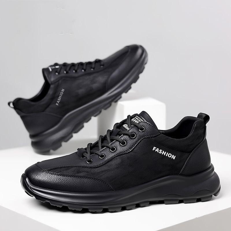 Men s shoes 2024 new men s soft-soled versatile sports shoes leather shoes breathable casual shoes chef men s non-slip running shoes 39 чорний
Men s shoes 2024 new men s soft-soled versatile sports shoes leather shoes breathable casual shoes chef men s non-slip running shoes 39 чорний