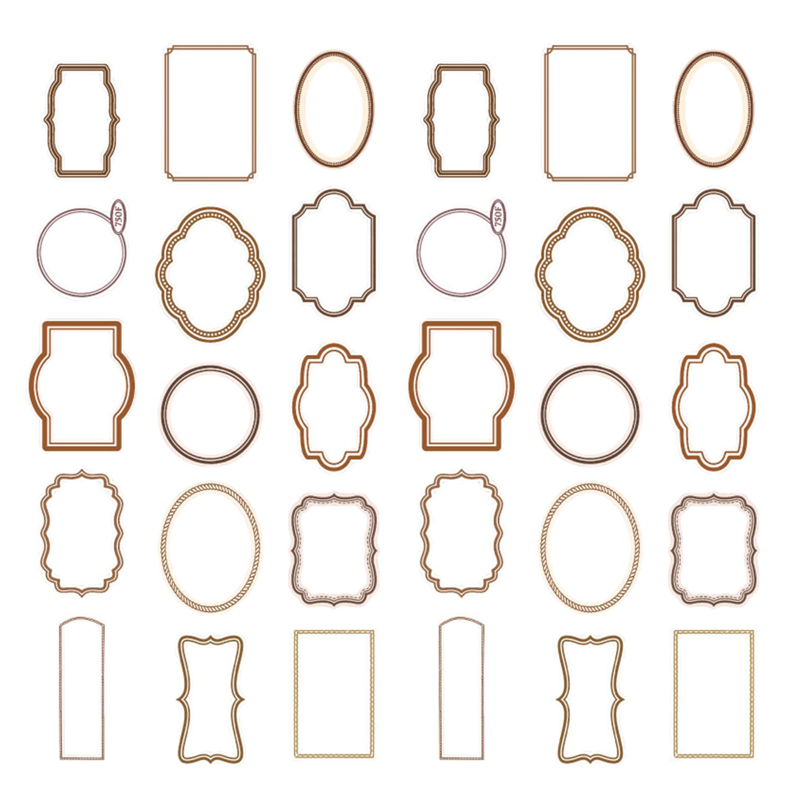 30 шт. Ретро рамки для скрапбукинга Винтажная рамка для фотографий Принадлежности для скрапбукинга для изготовления открыток Альбом для записей Крафт-декор коричневый
30 шт. Ретро рамки для скрапбукинга Винтажная рамка для фотографий Принадлежности для скрапбукинга для изготовления открыток Альбом для записей Крафт-декор коричневый