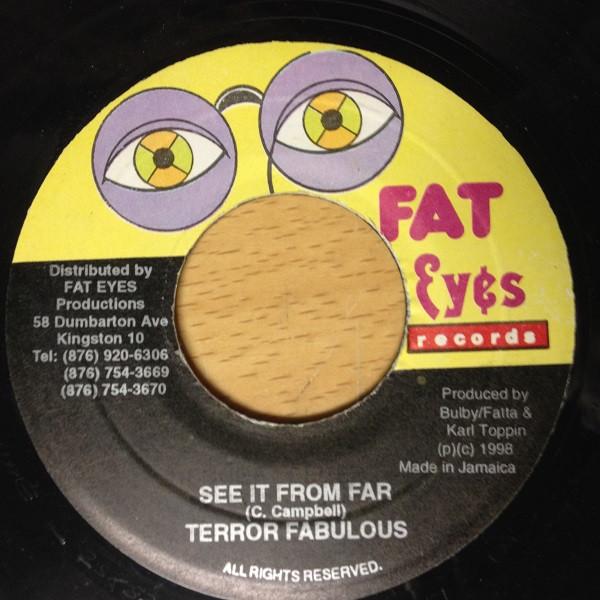 7inch Record TERROR FABULOUS - See It From Far NONE Fat Eyes Record 1998 US Reggae, Ska & Dub Used
7inch Record TERROR FABULOUS - See It From Far NONE Fat Eyes Record 1998 US Reggae, Ska & Dub Used
