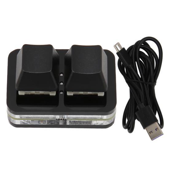 USB 2-клавишная мини-клавиатура с настраиваемой светодиодной подсветкой RGB, программирование макросов, клавиатура для Windows, OS X, Linux, черная Black
USB 2-клавишная мини-клавиатура с настраиваемой светодиодной подсветкой RGB, программирование макросов, клавиатура для Windows, OS X, Linux, черная Black