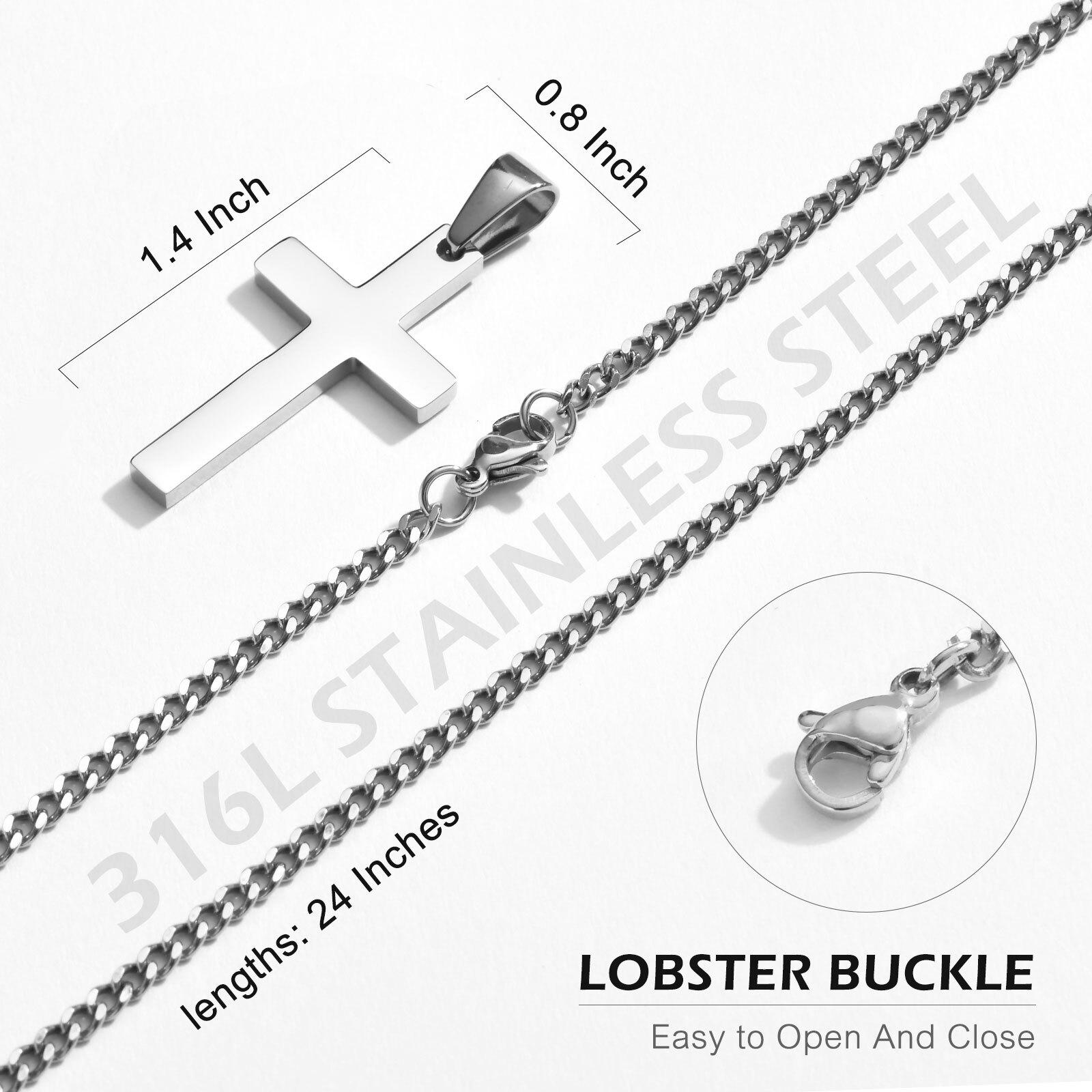 Vnox Baby Cross Pendent Necklaces For Boys Girls Stainless Steel Gold Silver Color Religious Faith Neck Jewelry Gifts
Vnox Baby Cross Pendent Necklaces For Boys Girls Stainless Steel Gold Silver Color Religious Faith Neck Jewelry Gifts