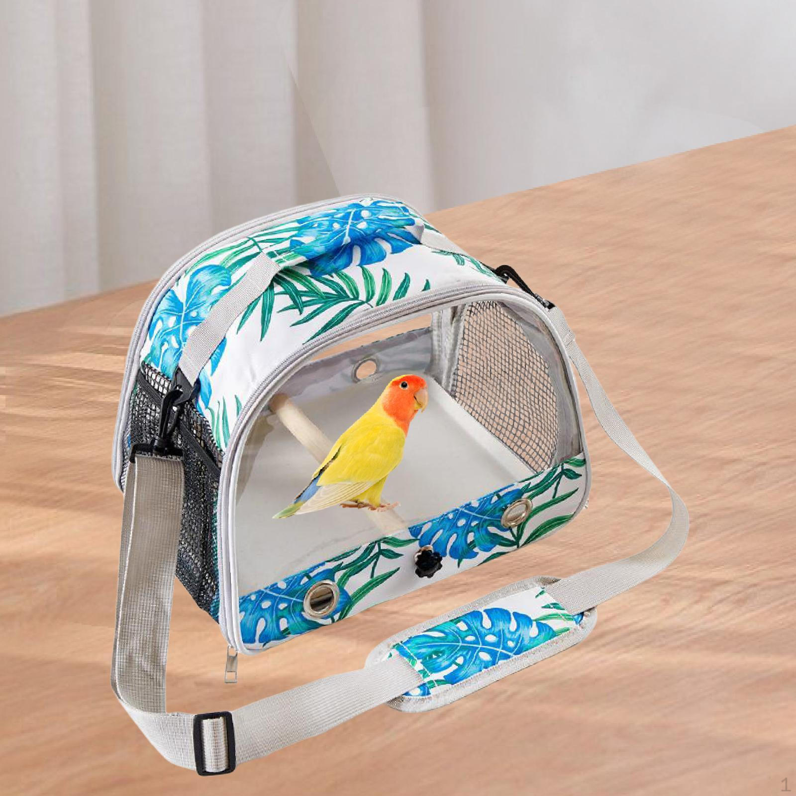 Bird Travel Cage for Cockatiel Parrot Carrier Budgies Conures Portable Transparent Bag
Bird Travel Cage for Cockatiel Parrot Carrier Budgies Conures Portable Transparent Bag