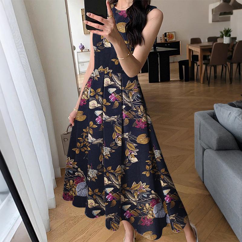 ZANZEA Женское летнее повседневное хлопковое платье с цветочным принтом, круглым вырезом и без рукавов 4XL темно-синий
ZANZEA Женское летнее повседневное хлопковое платье с цветочным принтом, круглым вырезом и без рукавов 4XL темно-синий