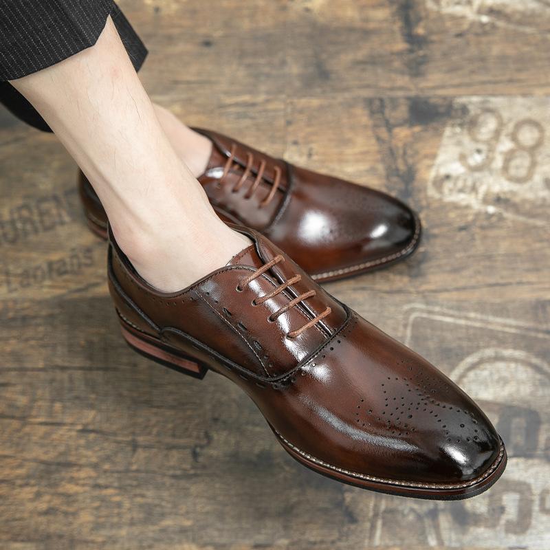Large size 46 spring and autumn new men s low-top British men s shoes Korean version fashion casual lace-up youth leather shoes men 38
Large size 46 spring and autumn new men s low-top British men s shoes Korean version fashion casual lace-up youth leather shoes men 38