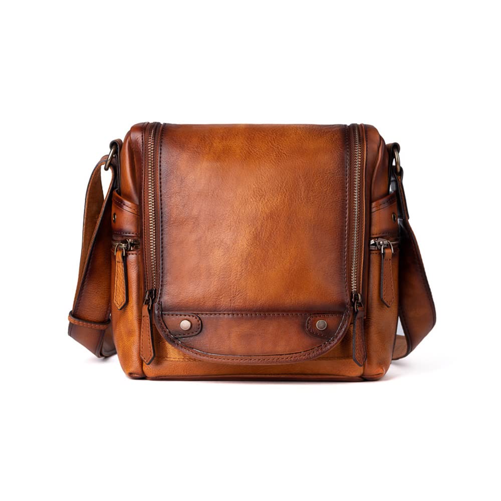 Whatna Сумка на плечо из натуральной кожи бычьей кожи дубленой в античном стиле для мужчин, вертикальная сумка-мессенджер, маленькая деловая сумка с 11 карманами, подходит для B5 и
Whatna Сумка на плечо из натуральной кожи бычьей кожи дубленой в античном стиле для мужчин, вертикальная сумка-мессенджер, маленькая деловая сумка с 11 карманами, подходит для B5 и