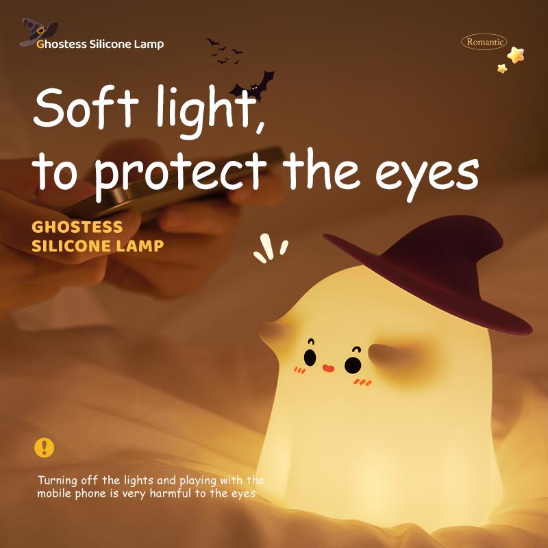 A020 Cartoon Ghostess Magician Silicone Night Light Decompression Bedside Sleeping Night Lamp A
A020 Cartoon Ghostess Magician Silicone Night Light Decompression Bedside Sleeping Night Lamp A