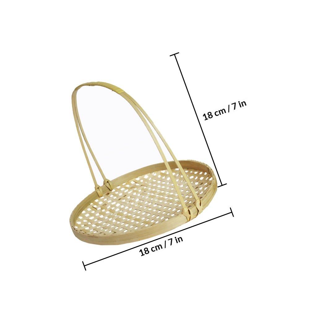 1Pcs Bamboo Woven Basket Classic Handwoven Fruit Storage Container Rustic Countryside Style Decorative Organizer for Kitchen светло-желтого
1Pcs Bamboo Woven Basket Classic Handwoven Fruit Storage Container Rustic Countryside Style Decorative Organizer for Kitchen светло-желтого