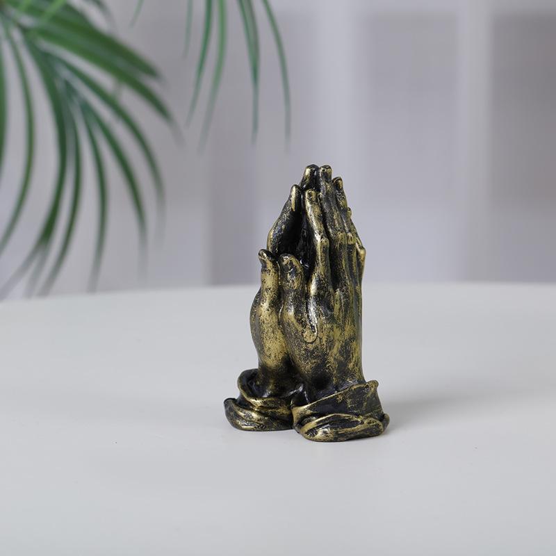 Hands Prayer Sculpture Resin Ornament Office Decoration Crafts Opening Gifts Retro Hands Prayer Resin Room Handicrafts Gift (Gold,M) золотий
Hands Prayer Sculpture Resin Ornament Office Decoration Crafts Opening Gifts Retro Hands Prayer Resin Room Handicrafts Gift (Gold,M) золотий