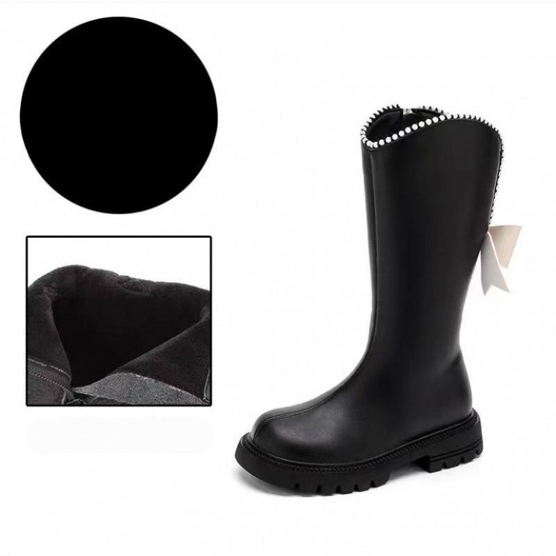 Autumn Winter Girls Leather Boots Soft Soled Kids Princess Boots Non-slip Outdoor Bowknot Comfort Children Boots 37 чорний
Autumn Winter Girls Leather Boots Soft Soled Kids Princess Boots Non-slip Outdoor Bowknot Comfort Children Boots 37 чорний
