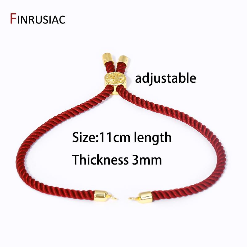 1/3/5Pcs Adjustable Nylon Braided Twisted Cords Slider Friendship Bracelets with Brass Cord End For DIY Jewelry Making Findings 1 piece
1/3/5Pcs Adjustable Nylon Braided Twisted Cords Slider Friendship Bracelets with Brass Cord End For DIY Jewelry Making Findings 1 piece