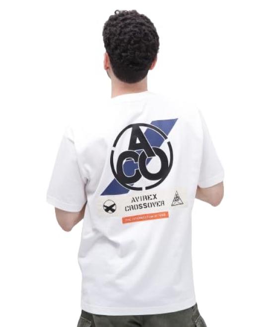 AVIREX CROSSOVER PATCH T-SHIRT Men s M 030 white 783-4234002
AVIREX CROSSOVER PATCH T-SHIRT Men s M 030 white 783-4234002